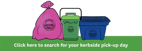 Kerbside collection days .